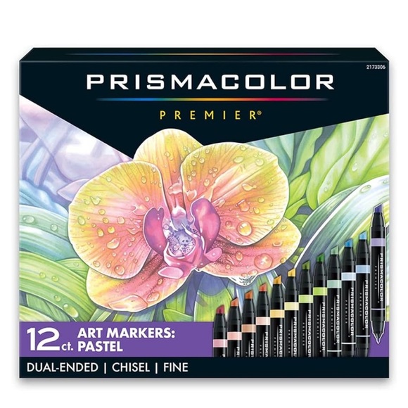 NEW Prismacolor Premier Dual-Ended Art Markers, Chisel /Fine Tips, Pastel Colors - Picture 2 of 7